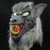 LAIQIANKUA varulv halloween mask stor dålig varg vuxen full huvud varg mask> Masker
