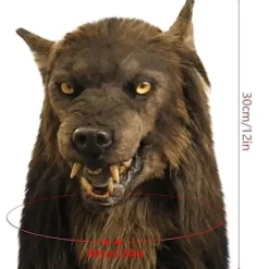 Varulv Masker Huvudbonad Vuxna Cosply Halloween> Masker