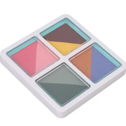 Vattenbaserad Icke-Toxisk Kroppsfärg Palett 8 Färger Matt Ansiktsmålning Pigment för Halloween Cosplay 60g><noscript><img width=