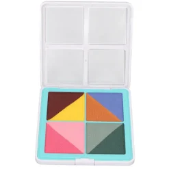 Vattenbaserad Icke-Toxisk Kroppsfärg Palett 8 Färger Matt Ansiktsmålning Pigment för Halloween Cosplay 60g><noscript><img width=