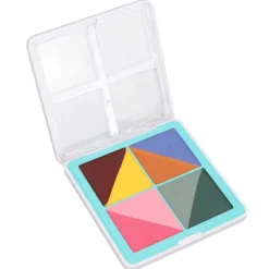 Vattenbaserad Icke-Toxisk Kroppsfärg Palett 8 Färger Matt Ansiktsmålning Pigment för Halloween Cosplay 60g><noscript><img width=
