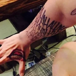 Vattentät Temporär Tatuering Klistermärke Dödskalle Joker lown Mönster Tatuering Vattenöverföring Kroppskonst Falsk Tatuering För Kvinnor Män-2025 | Fyndiq> Smink