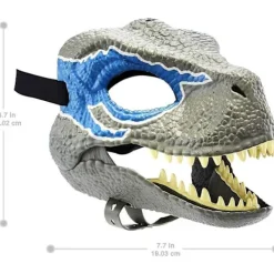 Velociraptor Blue Mask, Flerfärgad (grå) (1st)><noscript><img width=