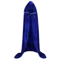 Velvet Cloak Cape Ghost Capes BLÅ> Tillbehör