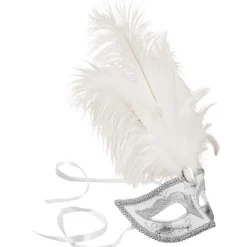 tectake Venetiansk mask med fjädrar><noscript><img width=