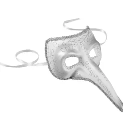 tectake Venetiansk mask med lång näsa och utsmyckningar><noscript><img width=