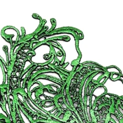 Venetiansk mask, spetsmasker och spets venetianska karnevals masker maskerad (grön)><noscript><img width=