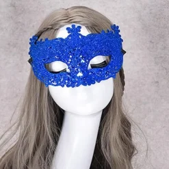 Venetiansk Maskeradmask Halloween Kostym Mardi Gras Cosplay Party Kostymtillbehör Dans Bröllopsmask><noscript><img width=