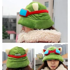 Vention Teemo League Of Legends Lol Mössa - Perfekt för utklädnad, karneval och cosplay - Kostym En><noscript><img width=