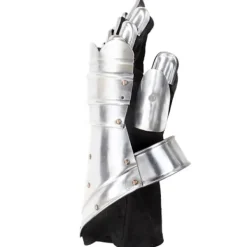 vidaXL Medeltida harneskhandske för LARP stål><noscript><img width=