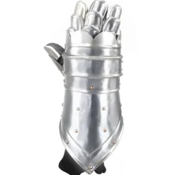 vidaXL Medeltida harneskhandske för LARP stål><noscript><img width=