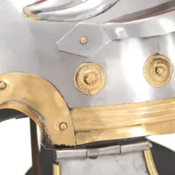 vidaXL Romersk riddarhjälm för LARP silver stål><noscript><img width=