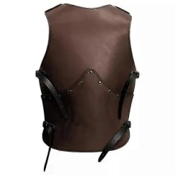 Viking Gladiator Warrior Bröstpansar Medeltida Läderbälte Bröstplatta Väst Riddare Cosplay Kostym Vuxen Rustning För Fest LARP One Size> Dräkter