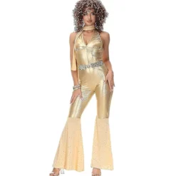 Vintage Rock Disco Kvinnlig Sångerska Halloween Cosplay kostym> Dräkter