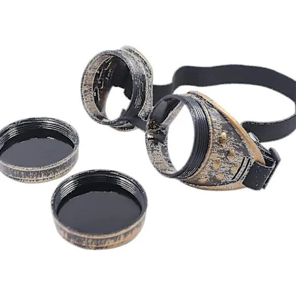 Vintage steampunk glasögon Diamant linser Solförmörkelse glasögon> Tillbehör