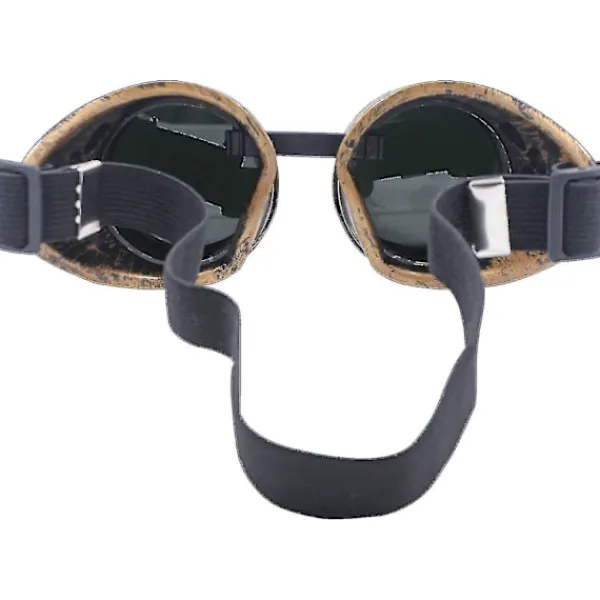 Vintage steampunk glasögon Diamant linser Solförmörkelse glasögon> Tillbehör