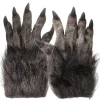 Vinterhandskar Varulvs händer Varulv rekvisita Halloween Varulv klo handskar Varulv kostym> Tillbehör