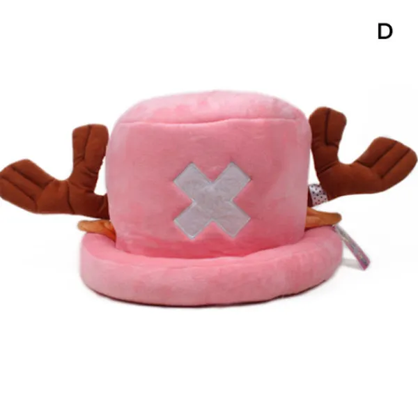 Vinterplysch varm hatt Söt tecknad Tony Tony Chopper Form semesterpresenter för kvinnor flicka D> Huvudbonader