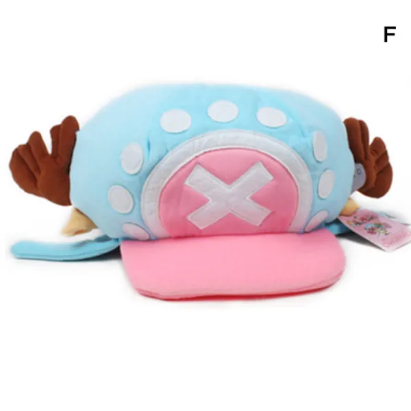 Vinterplysch varm hatt Söt tecknad Tony Tony Chopper Form semesterpresenter för kvinnor flicka D> Huvudbonader