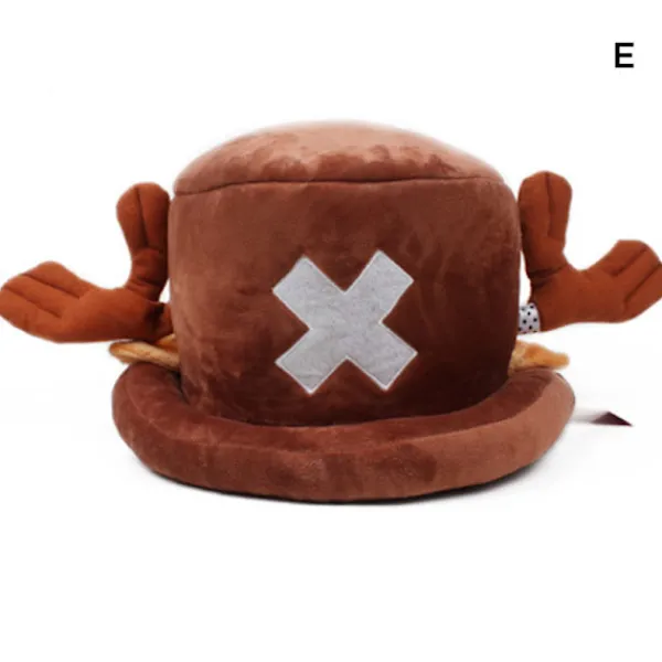 Vinterplysch varm hatt Söt tecknad Tony Tony Chopper Form semesterpresenter för kvinnor flicka D> Huvudbonader