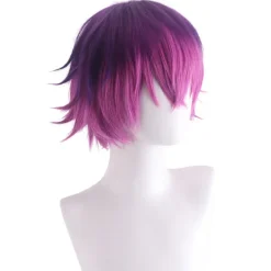 Virtuell värd för vtuber Rainbow Club Uki Violeta cosplay-peruk><noscript><img width=