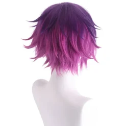 Virtuell värd för vtuber Rainbow Club Uki Violeta cosplay-peruk><noscript><img width=