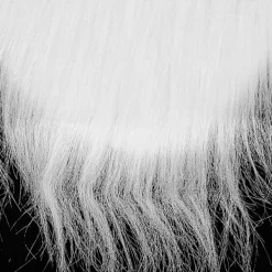 Vit Falsk Mustasch Skägg för Jul Utklädnad 2 Set Kreativ Kostym 28X22CM><noscript><img width=