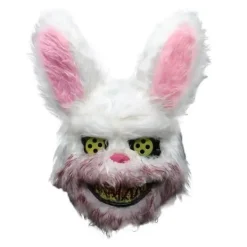 Galaxy Vit Kanin Mask Blodig Läskig Skrämmande för Halloween Fest Kostymer Cosplay> Masker