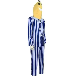 Vuxen Bananer i pyjamas Kostym Blå Vit Randig Tröja Byxor Med Bananhuvud Män Kvinnor Party Kostym Halloween Bästa Val Blå Vit Blå vit L | Fyndiq><noscript><img width=