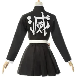Vuxen Barn Demon Slayer Kimetsu No Yaiba Anime Kimono Kanroji Mitsuri Cosplay Kostym Halloween Kläder - Perfet Suit and wig><noscript><img width=