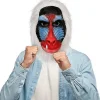 Vuxen Djur Babian Huvudmask, Halloween Djungel Schimpans Gorilla Apa Helhuvud Latex Mask Rekvisita För Kostymfest Cosplay-XS> Masker