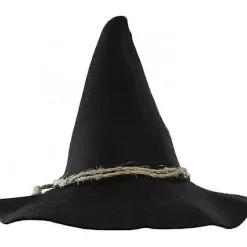 Vuxen Fågelskrämma Hatt Deluxe Filt Oktoberfest Trollkarl Häxa Lantlollshatt Kostym SSG[D]> Huvudbonader