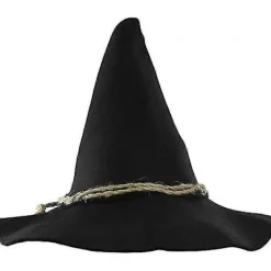 Vuxen Fågelskrämma Hatt Deluxe Filt Oktoberfest Trollkarl Häxa Lantlollshatt Kostym SSG[D]> Huvudbonader