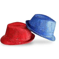 HAPPYSHOP Vuxen 9-färgs LED-lampa paljetter Performance Jazz-keps (silver) 1 styck> Huvudbonader