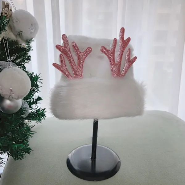 WAIDFU Vuxen Glitter Snöflinga Broderad Jultomtehatt> Huvudbonader