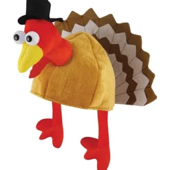 VUXEN KALKONHATT HEMLIG JULKLAPP FANCY DRESS JUL XMAS TACKSAGELSEFEST GS_tfrf> Huvudbonader