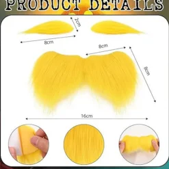 INF Vuxen Lorax Kostymset (Bodysuit + Skägg) - Perfekt för Halloween & Cosplay Fester M><noscript><img width=