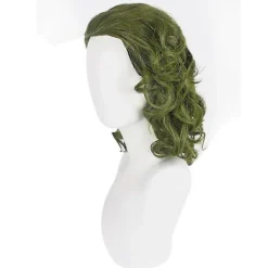 FMYSJ Vuxen Män Joker Peruk Halloween Cosplay Kort Vågigt Hår Grön (FMY)><noscript><img width=