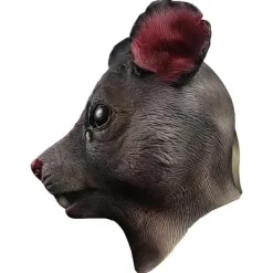 Vuxen Ny Mutant Råtta Huvud Djur Maskerad Mask Splinter Halloween Mus Mask Brun> Masker