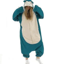 Vuxen Onesie Pyjamas, Djur Kigurumi Onesie För Män Kvinnor Helkroppspyjamas Cartoon Snorlax Pyjamas Cosplay Kostym XXL> Dräkter