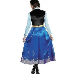 Vuxen Prinsessa Elsa Kostym Jul Cosplay Maskeradkläder Outfit -XF7- S><noscript><img width=