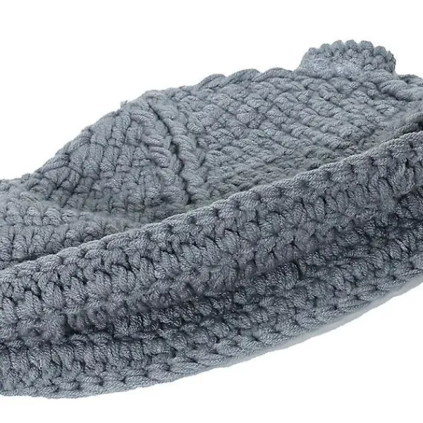 Vuxen Skägg Viking Stickad Mössa Barbarisk Tjurhorn Virkad Beanieluva Handgjord Stickad> Huvudbonader