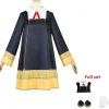 Vuxna Barn Anime Spy Family Anya Forger Klänning Cosplay Kostym M 2XL> Dräkter