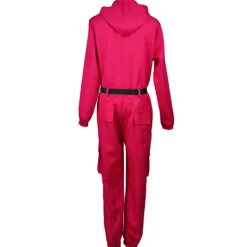 Vuxna barn Unisex Squid Game 2 Kostym Cosplay Jumpsuit + Squid Game Mask Halloween Outfit Gåvor Party XL XL triangle> Dräkter