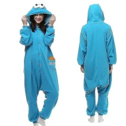 Vuxna Pyjamas i ett stycke, Animal Kigurumi Onesie För män Kvinnor Helkroppspyjamas Tecknad Pyjamaskostym XL> Dräkter