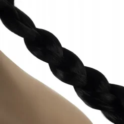 Wednesday Peruk med Flätor - Addams><noscript><img width=