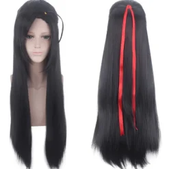 Wei Wuxian/Lan Wangji Cosplay Kostymer Antik Mo Dao Zu Shi Grandmaster of Demonic Cultivation Halloween Kostym Peruker C89K223 L PL-546 Wei Wuxian> Peruker