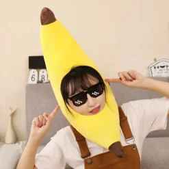 Wicked Costumes Rolig Banan Gul Hatt för Vuxna, Unisex><noscript><img width=