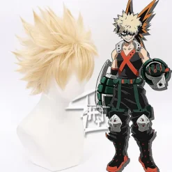 Wigs My Hero Academia Bakugo Katsuki Xiaosheng Bakugo Cosplay Wig> Peruker