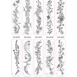 INF Wildflower Temporary Tattoos - 10 Sheets Set> Smink